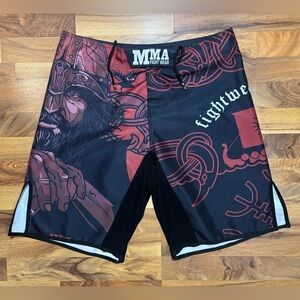 MMA Pants Size XL Combat Boxing Shorts Gym Sports Jiu-Jitsu Kickboxing Muay Thai